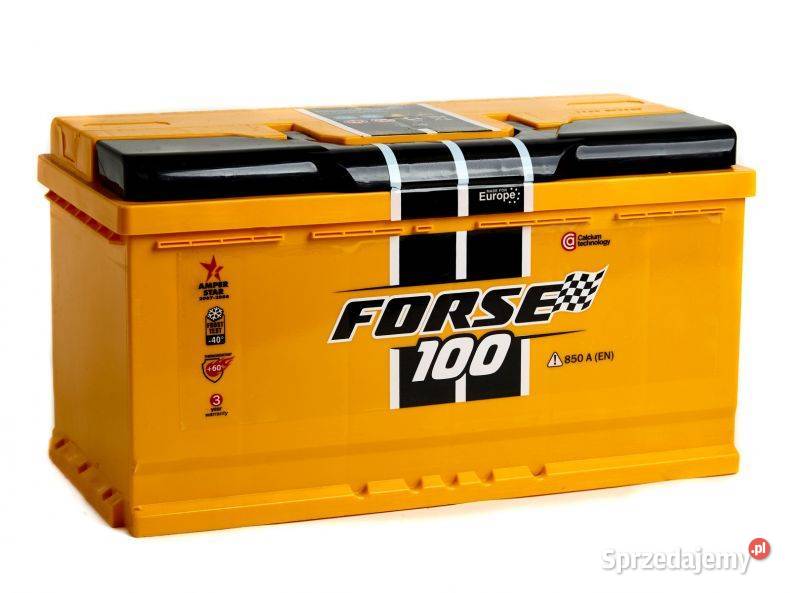 Akumulator FORSE 100Ah 850A EN PRAWY PLUS mazowieckie