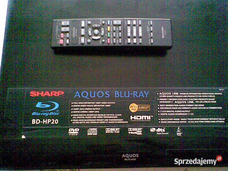 Sharp BDHP20s dvd bluray Zagnańsk
