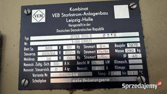 Frezarka do kół stożkowołukowych ZFTKK 500 Produkcja Tarnowskie Góry