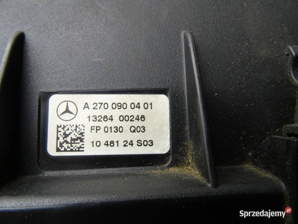 OBUDOWA FILTRA POWIETRZA A2700900401 MERCEDES osobowe