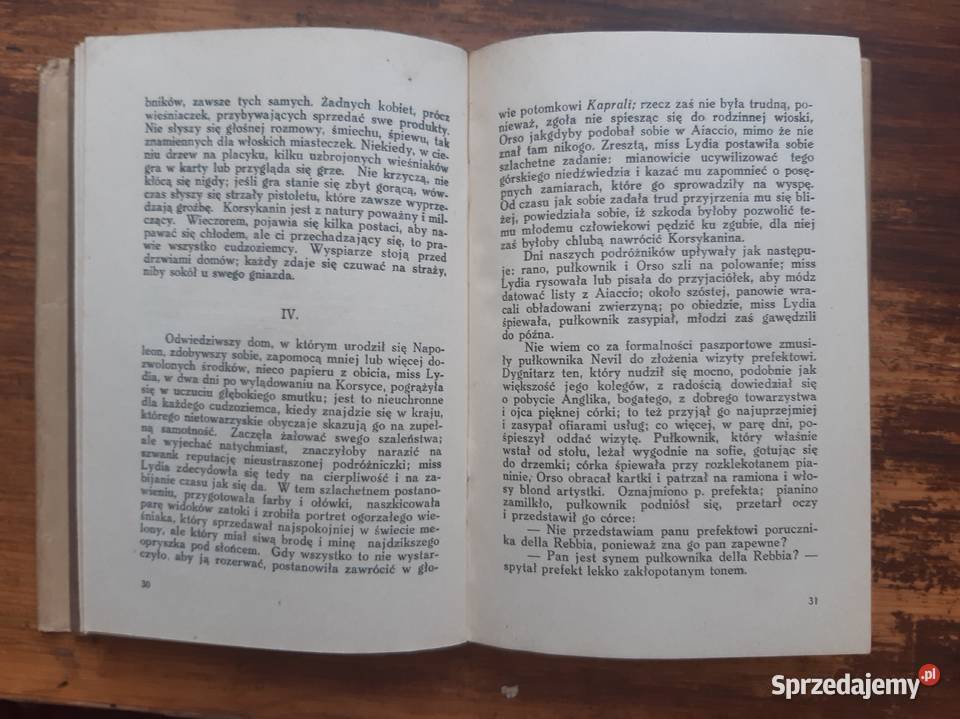 Prosper Mrime Kolomba 1925 Przekład BoyŻeleński Poznań