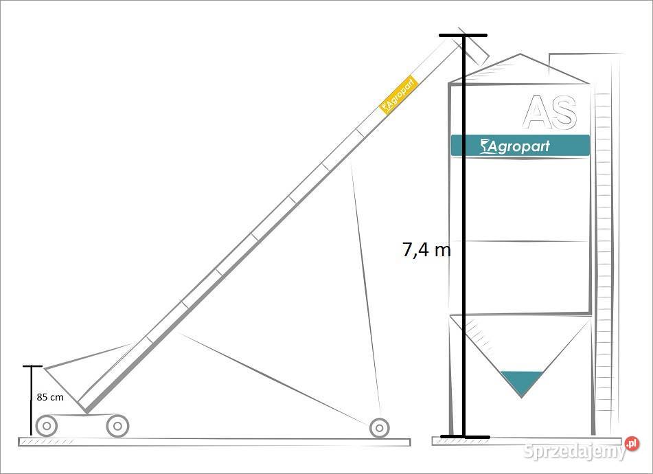 Silos AS23 zbożowy Partynia