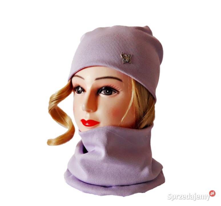 Komplety na jesień zimę czapka z kominem różne Lublin sprzedam