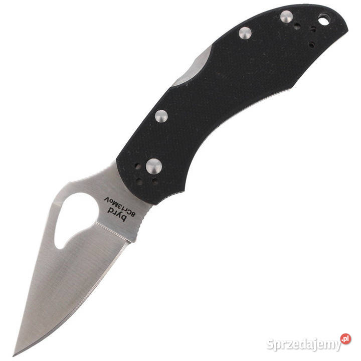 Nóż składany Spyderco Byrd Robin 2 G10 Black Warszawa