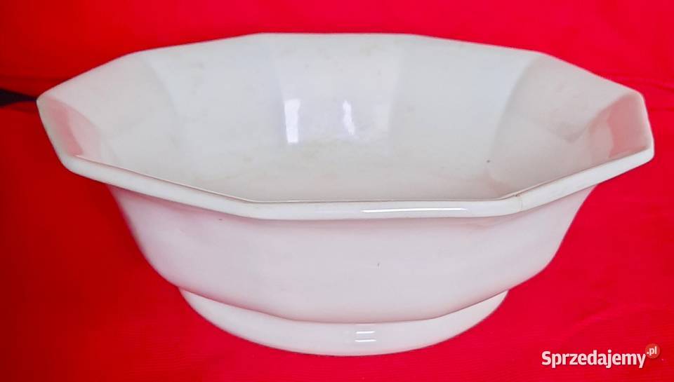Włocławek Stara Duża Porcelanowa Misa Salatera Gliwice