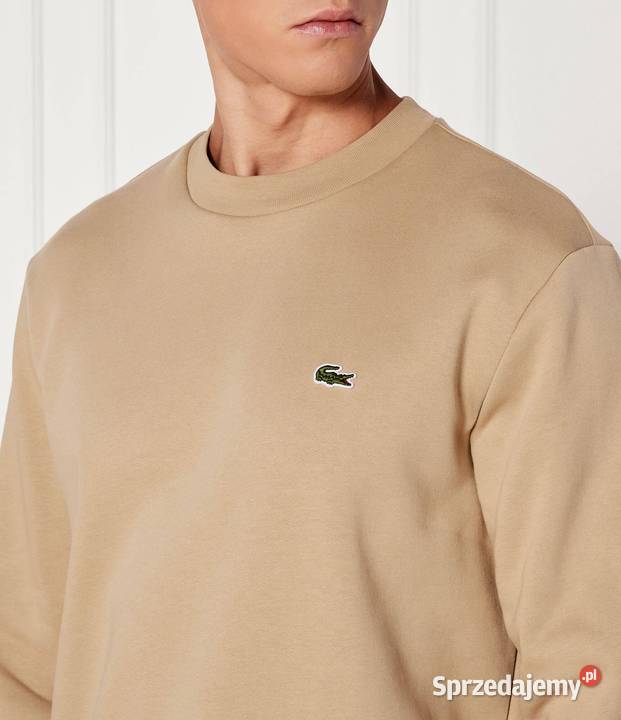 Bluza męska bawełniana Lacoste kolor beżowy Białystok sprzedam