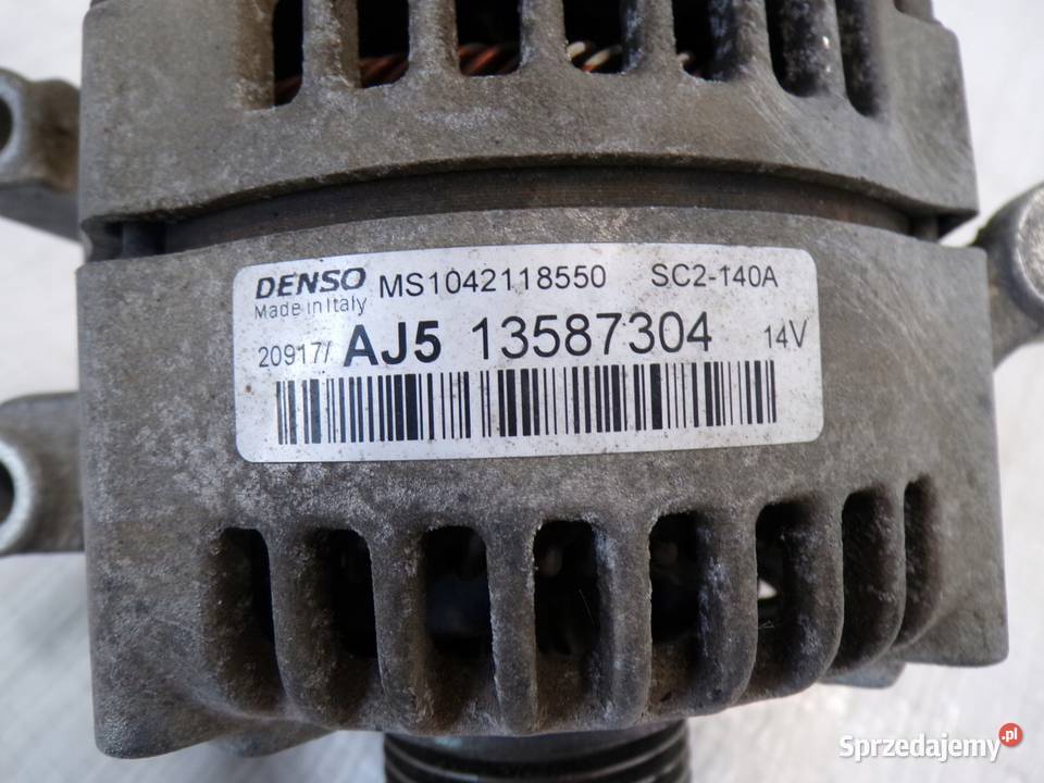 ALTERNATOR OPEL INSIGNIA B ASTRA J K ZAFIRA C 16 kujawsko-pomorskie sprzedam