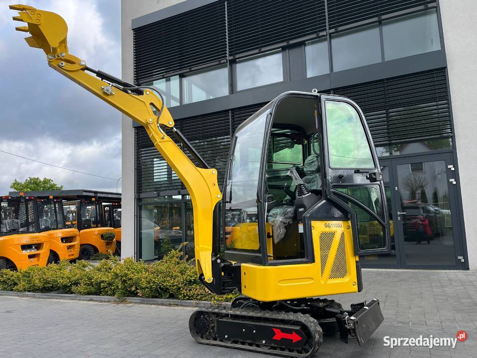 Minikoparka GG1100JC z kabiną Gunter Grossmann Gdańsk