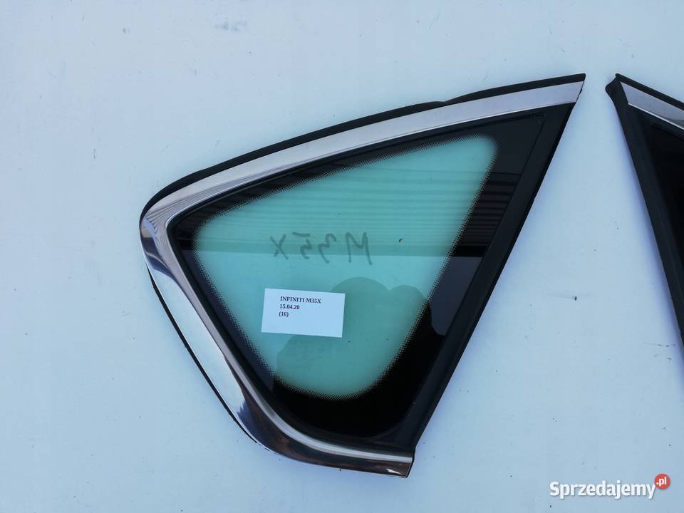 SZYBA BOCZNA KAROSERYJNA TYŁ PL INFINITI M35X
