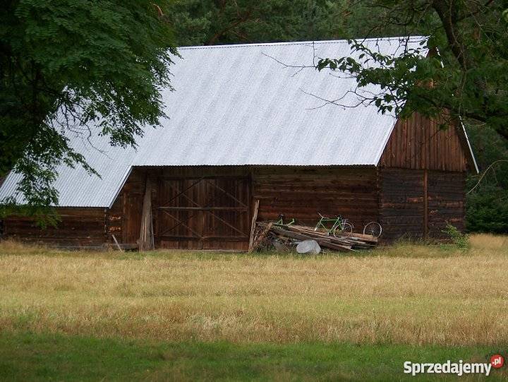 Stodoła stodołę z bali sosnowych kryta blachą lubelskie Biała Podlaska sprzedam