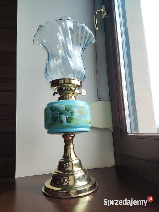 Angielska wiktoriańska lampa naftowa 882 Kraków
