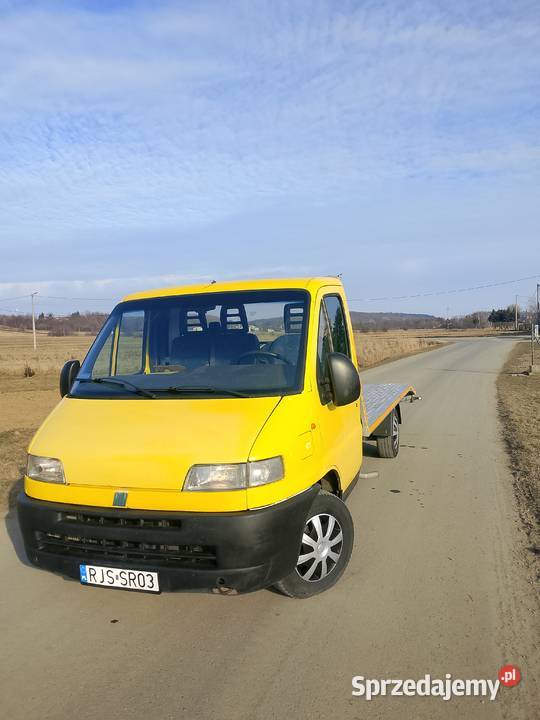 Fiat Ducato 25 TDI AutoLaweta 1500 ładowność Rok produkcji 1997 podkarpackie Jedlicze sprzedam