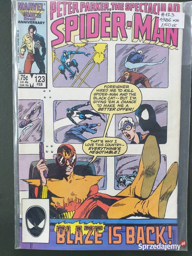 SpiderMan 3 oryginalne komiksy Marvel USA Gdynia