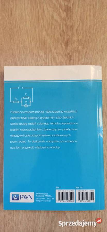 Zbiór zadań z fizyki tom 1 Jędrzejewski Kruczek Kraków sprzedam