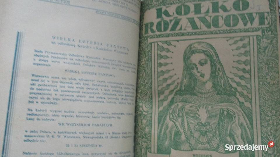 MięsięcznikKółko Różańcowe 1947 różaniec kościół Łódź