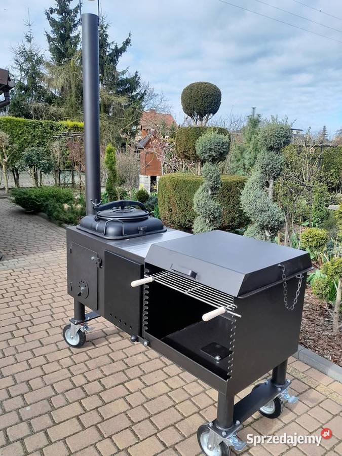 Gastronomiczny grill cateringowy blacha 5 mm Grille węglowe Damasławek