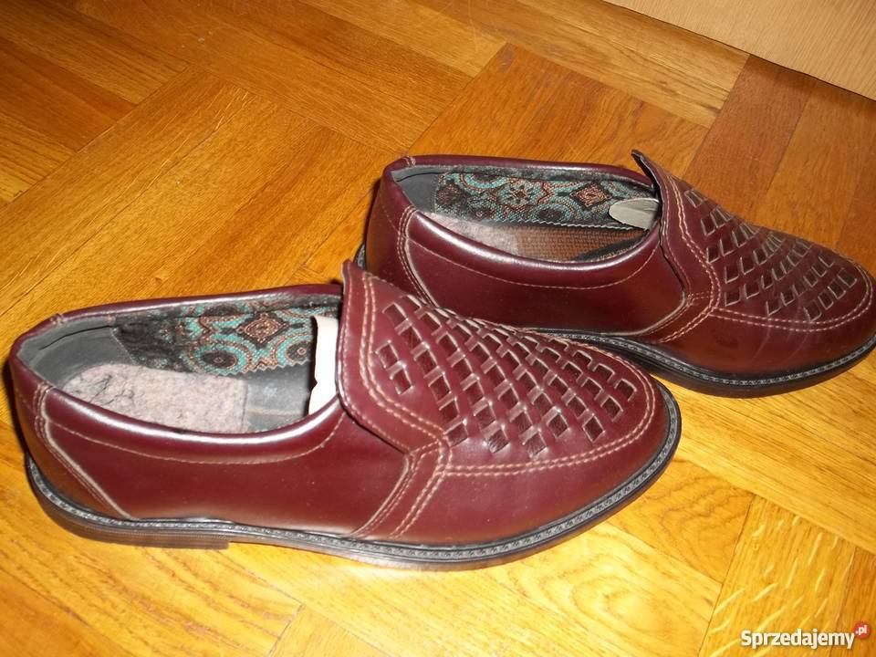 Skórzane półbuty męskie 41