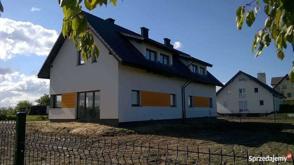 Dom bliźniak na działce 500m2 program MDM metalowe Domy Borkowo