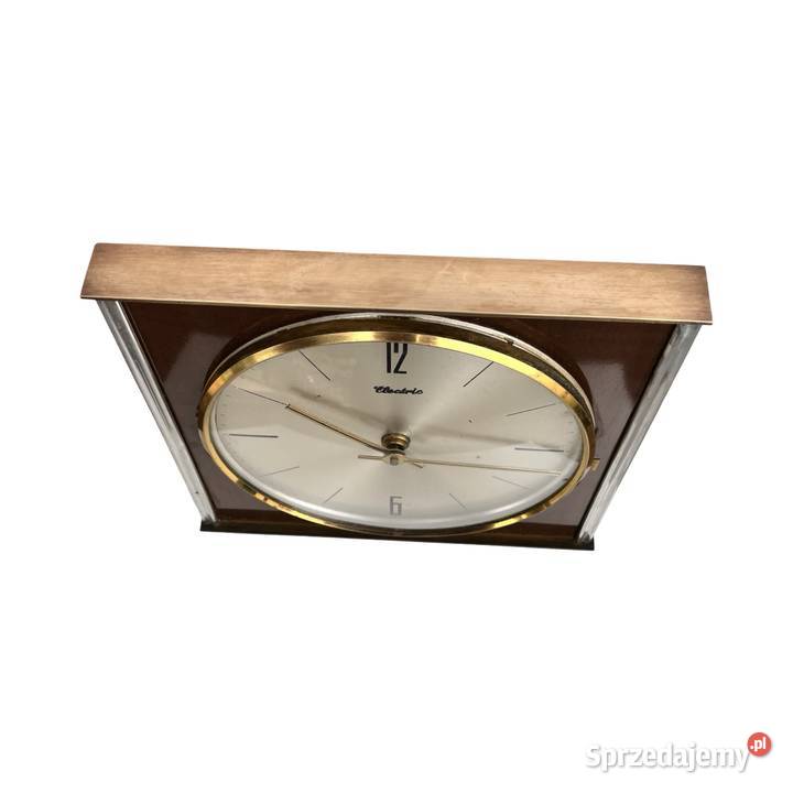 Elektryczny zegar ścienny Blessing Niemcy lata mazowieckie Warszawa