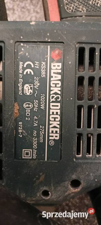 Piła szablasta aligator BlackDecker KS385 o mocy Piły szablaste Sędziszów