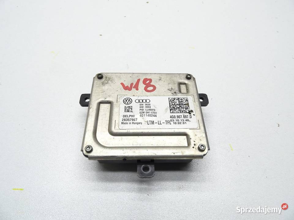 PRZETWORNICA MODUŁ ŚWIATEŁ LED 4G0907697D AUDI małopolskie