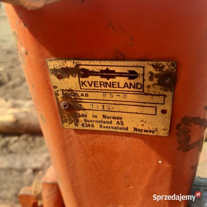 Pług kverneland 100 Vario cztery skiby