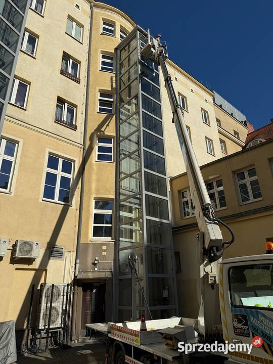 Podnośnik koszowy 20m Wynajem i usługi Zwyżka Pozostałe usługi Poznań