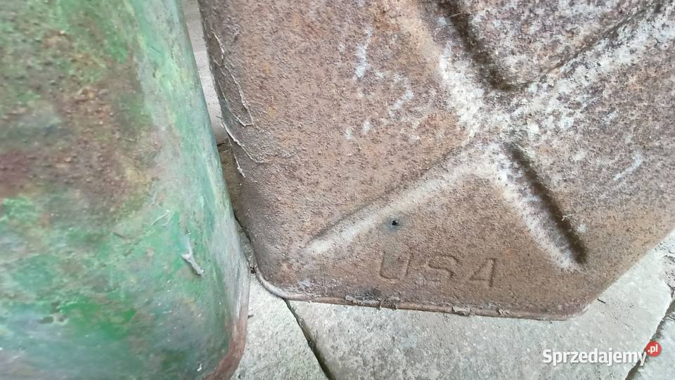 Kanister usa zbiornik pojemnik hermetyczny Antyki Skarżysko-Kamienna