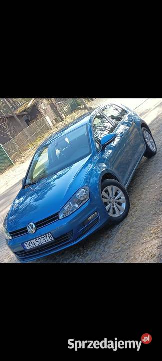 VW golf 7 16 TDI 110 niebieski Olszówka Pilczycka sprzedam