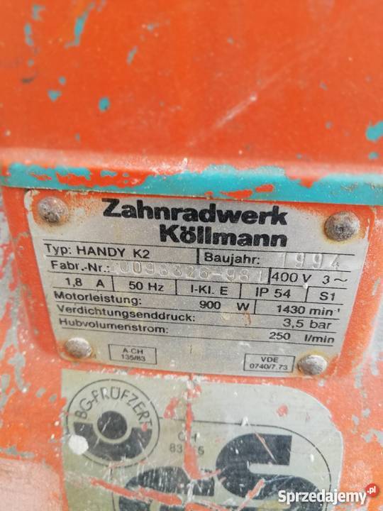 Kompresor PFT Nowe Skalmierzyce