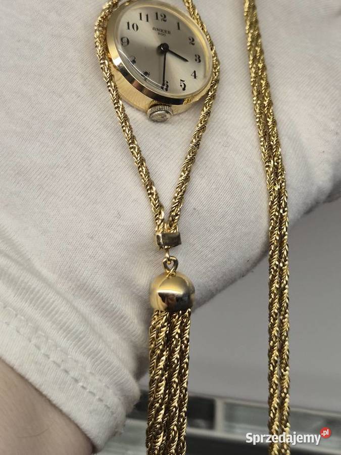 Cudowny naszyjnikwisiorek zegarekANKER Chorzów sprzedam