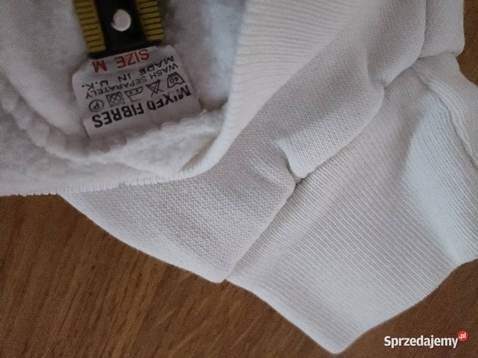Biała bluza z kapturem Białystok sprzedam