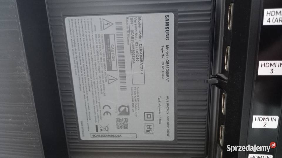 Tv Samsung Qled 65 3 sztuki LED Telewizory wielkopolskie Kórnik