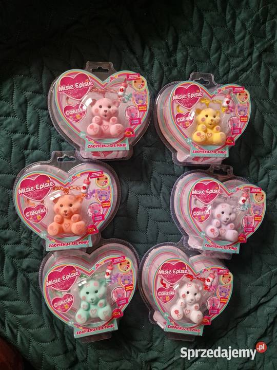 NOWE Misie Episie seria Całuski komplet zestaw 6 Wrocław