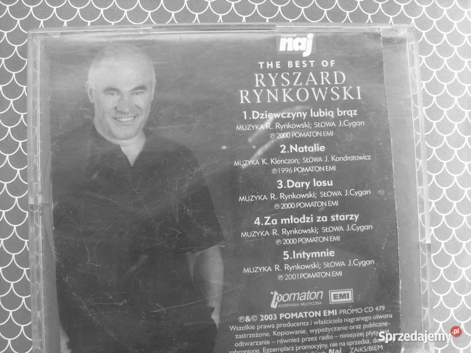 Plyta CD RYSZARD RYNKOWSKI 2003 Wołów