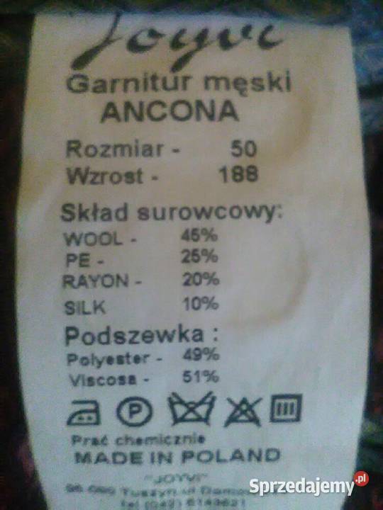 sprzedam garnitur spodnie komplet Mysłowice