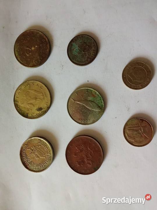 Zestaw Monet Różne Stare 40 śląskie