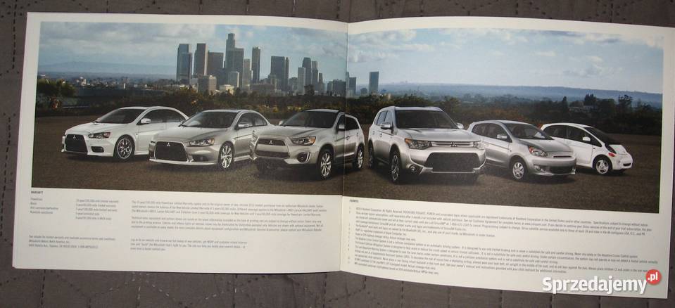 Mitsubishi 2015 Model Line Up prospekt katalog Kępice