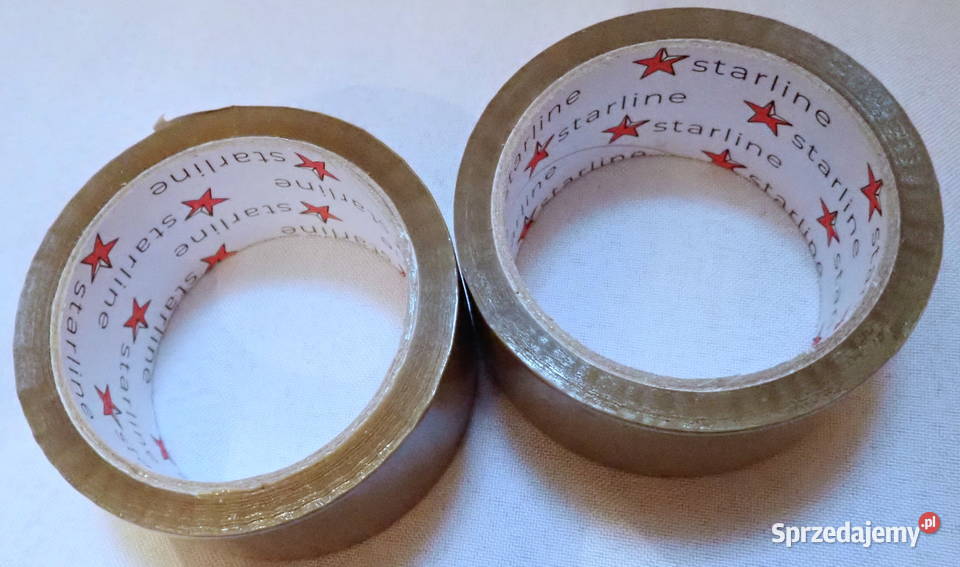 Taśma klejąca pakowa brązowa 60m Mocna