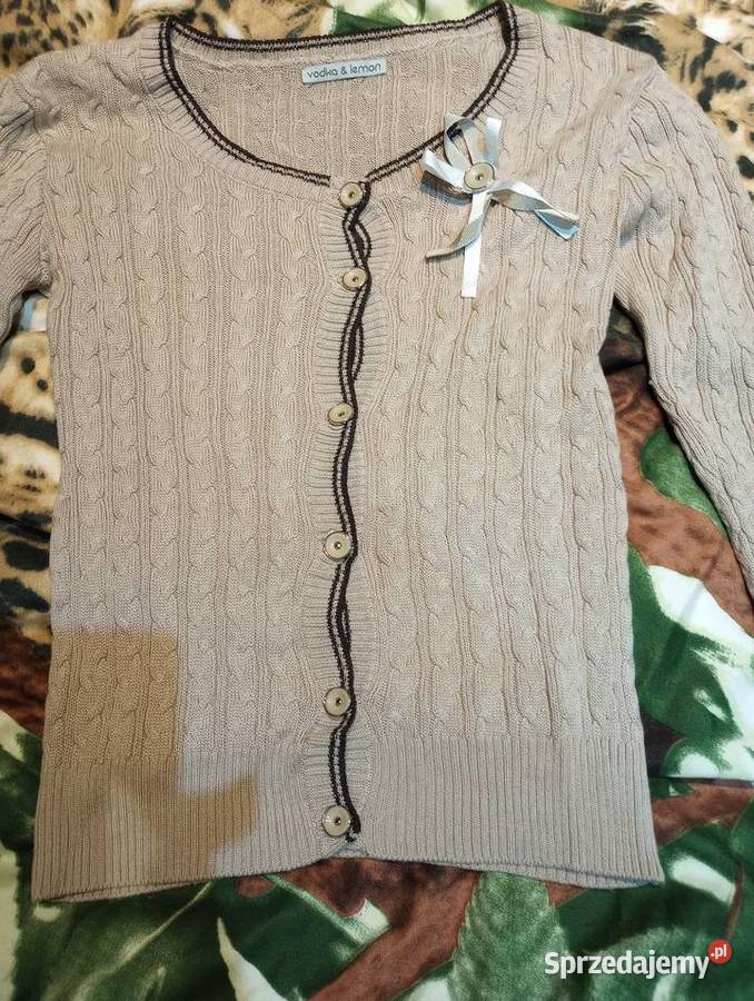 Sweter rozpinany capucinoo SM Przemyśl