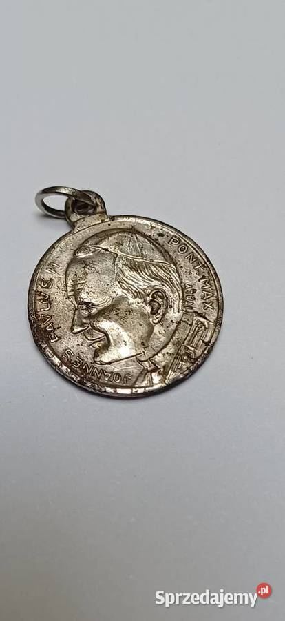 Dwa medaliki święte Antyki Warszawa