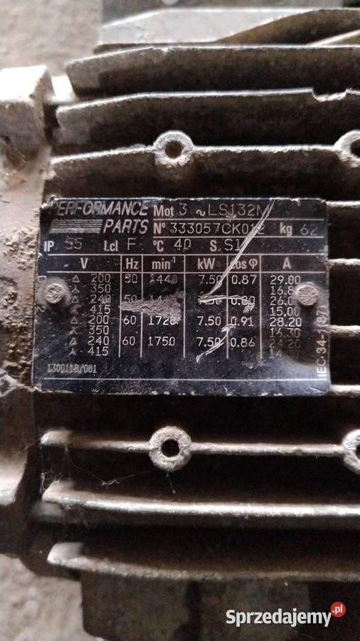 sprzedam silnik 75 kW śląskie Zendek