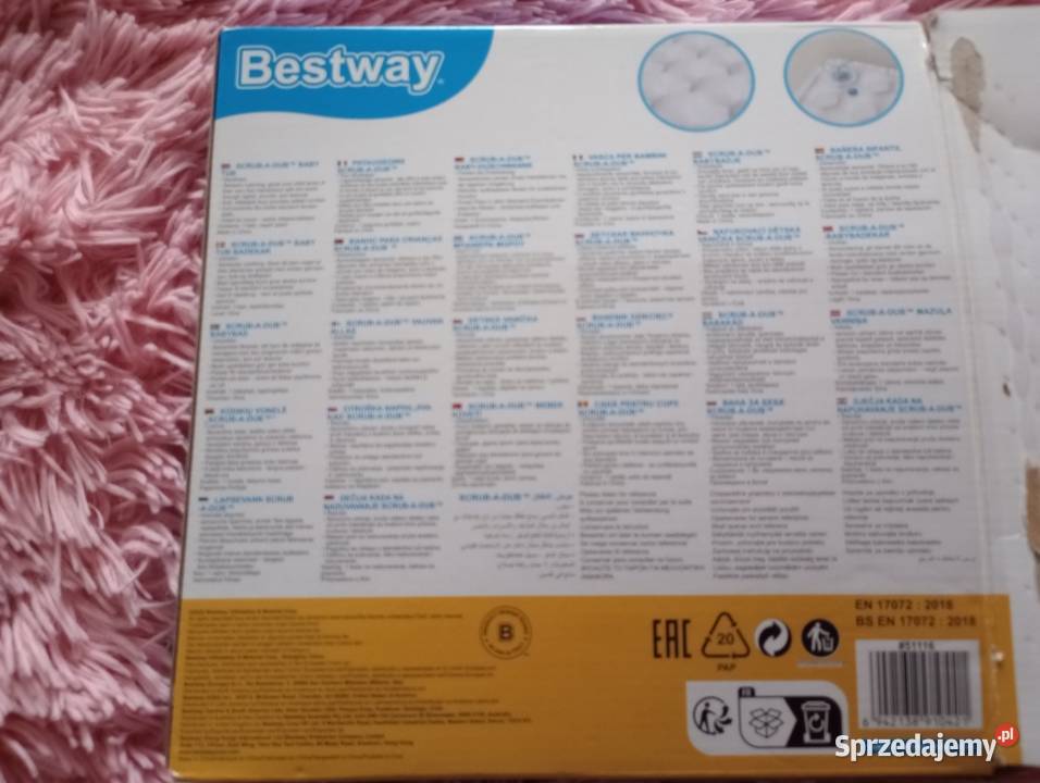 Dmuchana wanna ponton Bestway