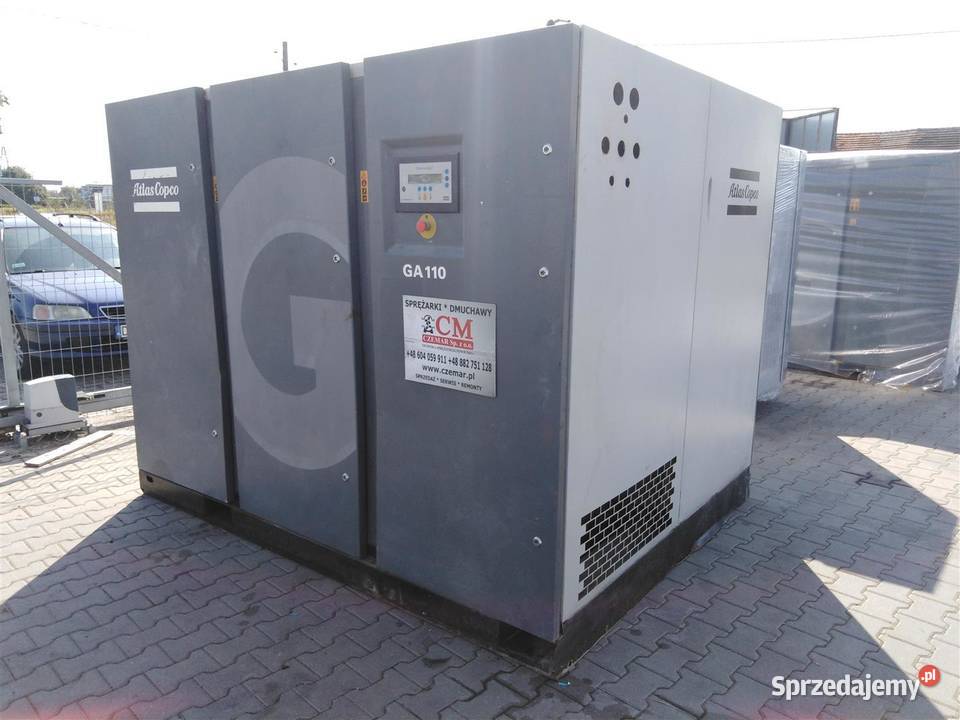 Sprężarka śrubowa kompresor ATLAS COPCO GA110 Kompresory i osprzęt Wilków