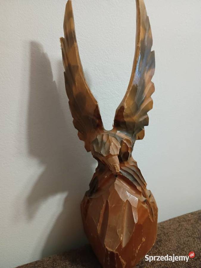 Drewniana figurka z PRLu 55