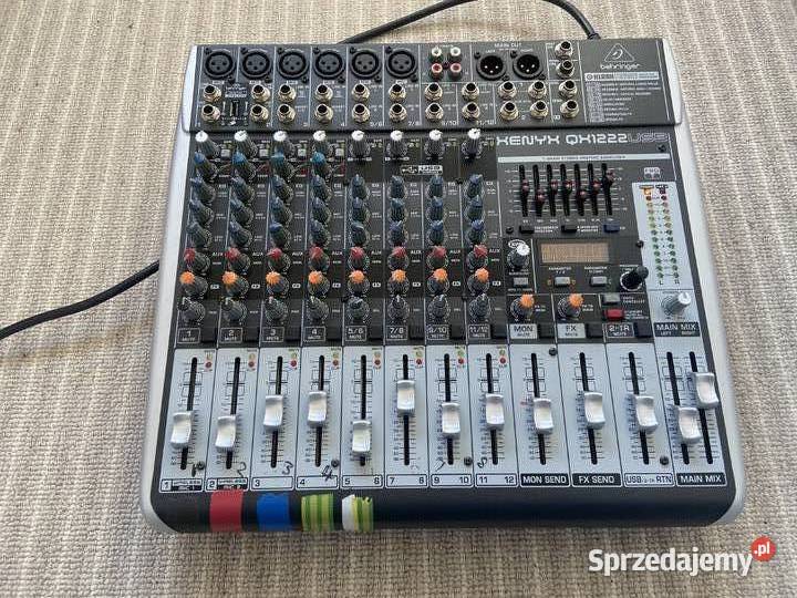 Behringer XENYX QX1222 USB mixer Sprzęt estradowy, studyjny i DJ-ski Biłgoraj