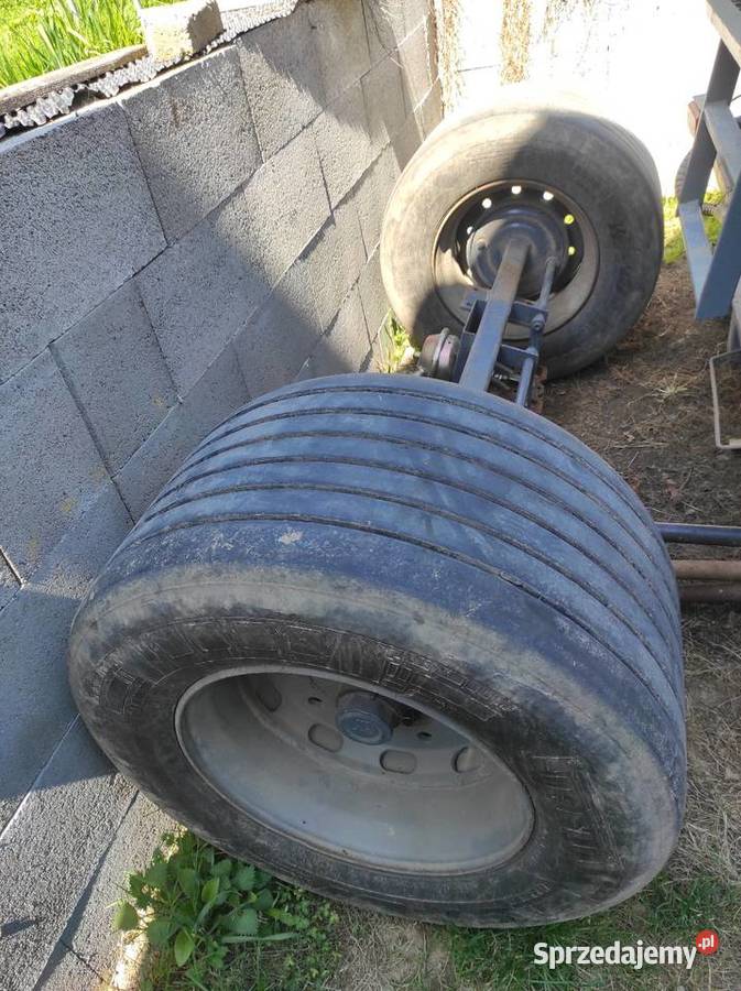 Oś z kołami do przyczepy 44545195 Do przyczep rolniczych Tuchów sprzedam