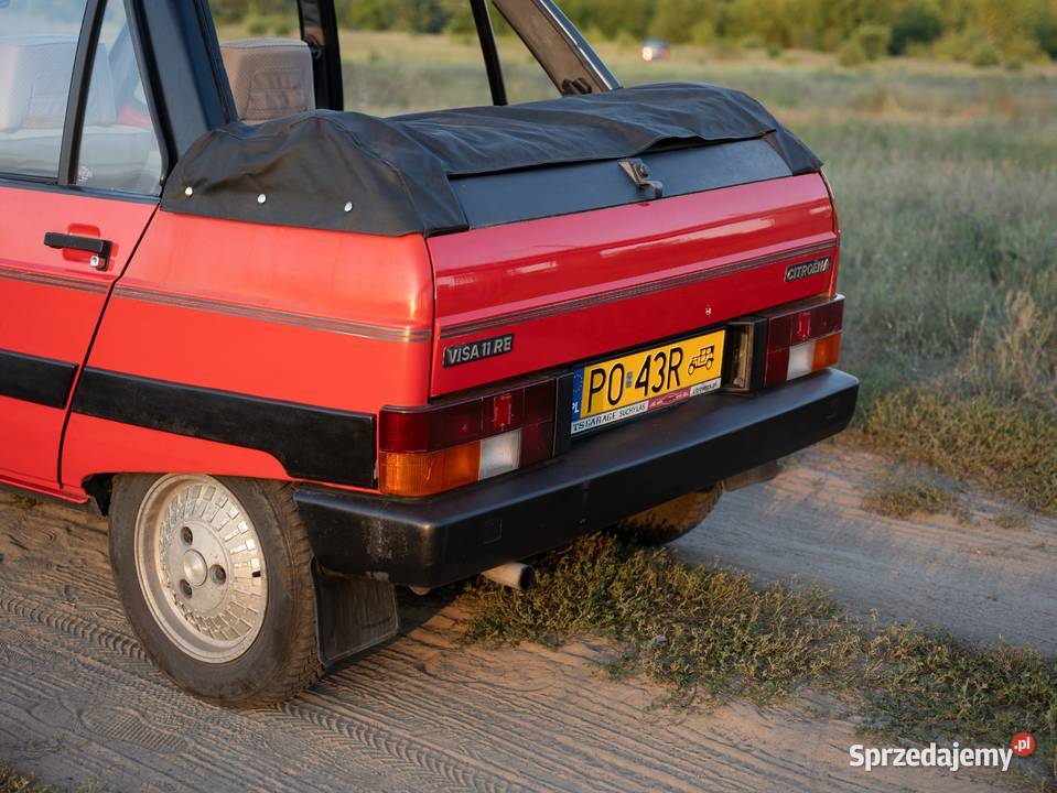 Citroen Visa Plein Air 11 RE zarejestrowany jako zabytek Motoryzacja