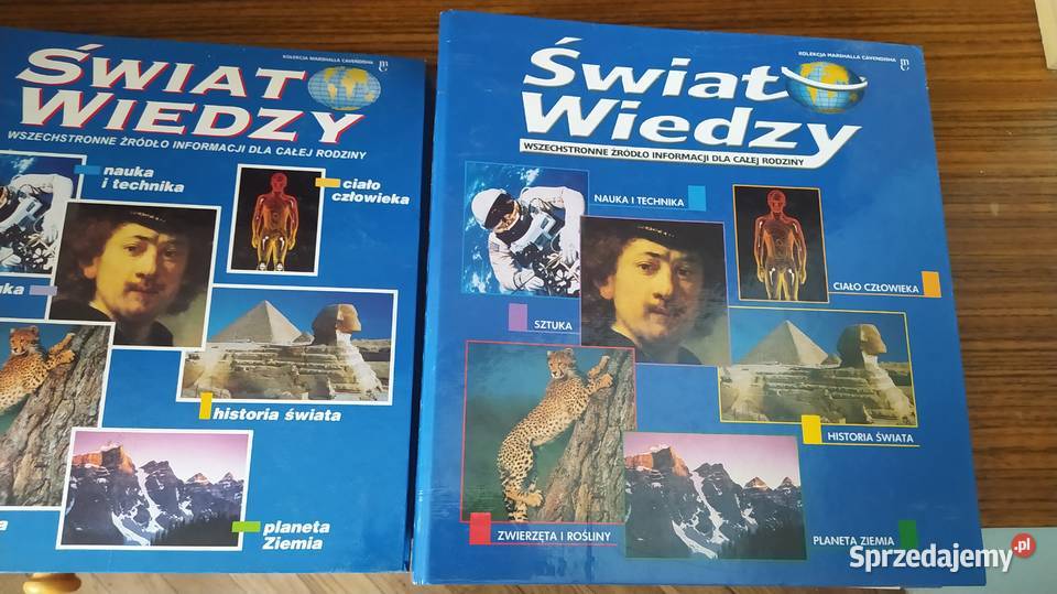 Świat WiedzyKomplet 7 segregatorów Warszawa