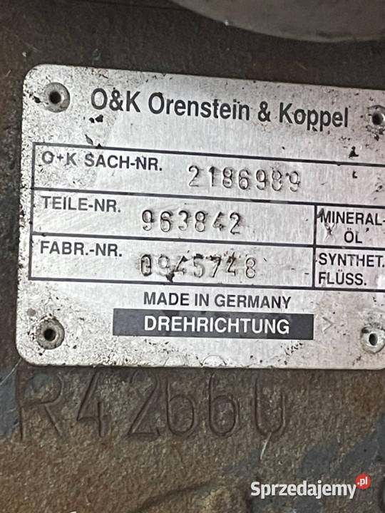 Pompa hydrauliczna OK 2186989 963842
